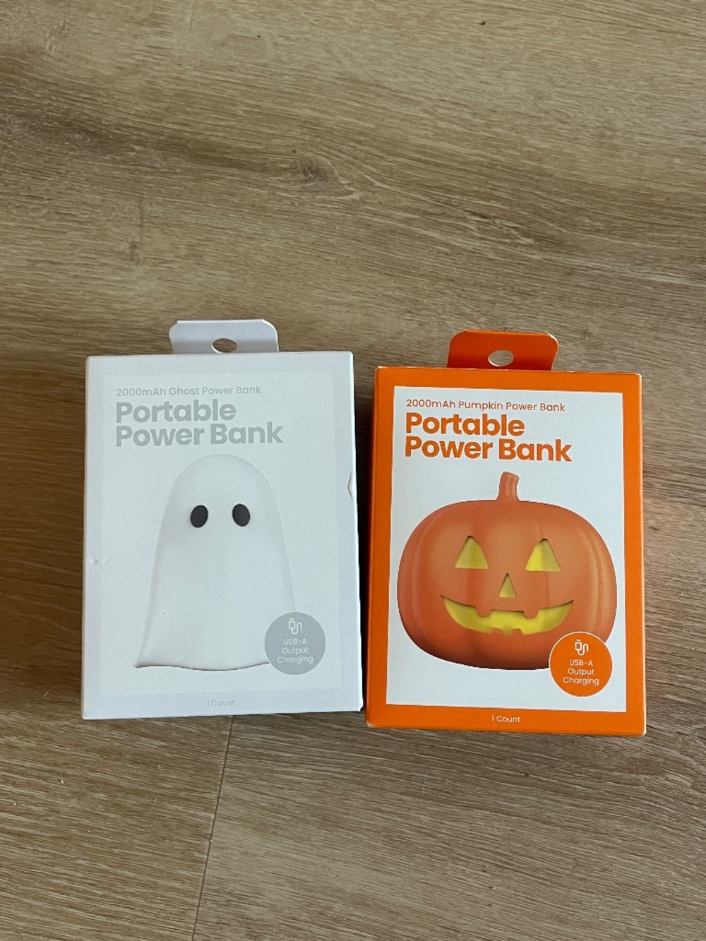 Halloween Ghost and pumpkin power banks - Picture 1 of 1